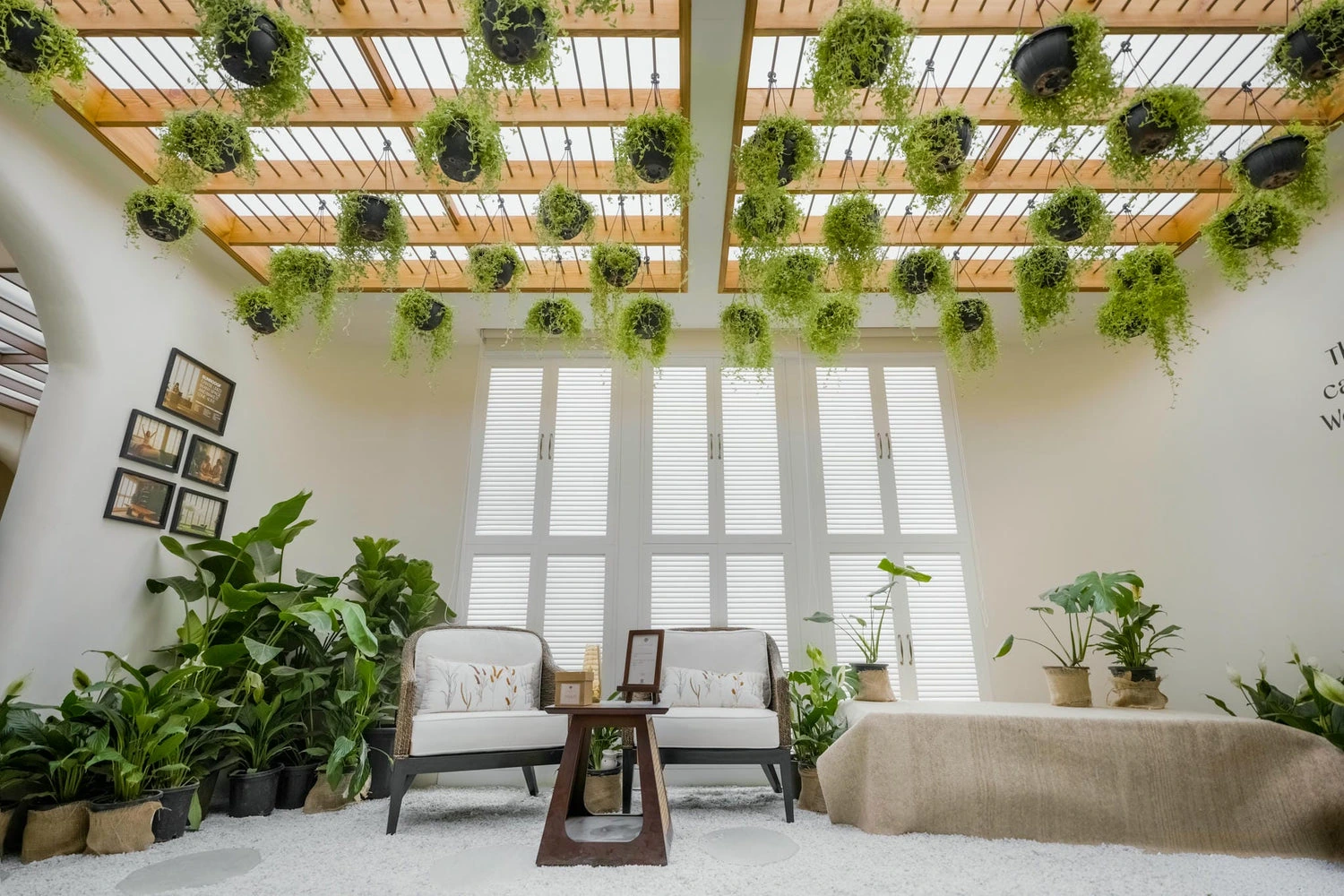 A SUNROOOF lighting installation creating a daylight-like ceiling view